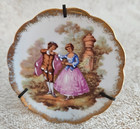 Vintage Limoges Fragonard 5 pc Set. Miniature Table and Chairs, Plate and Mirror — photo 6