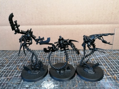40k Necrons Ophydian Destroyers - built and primed