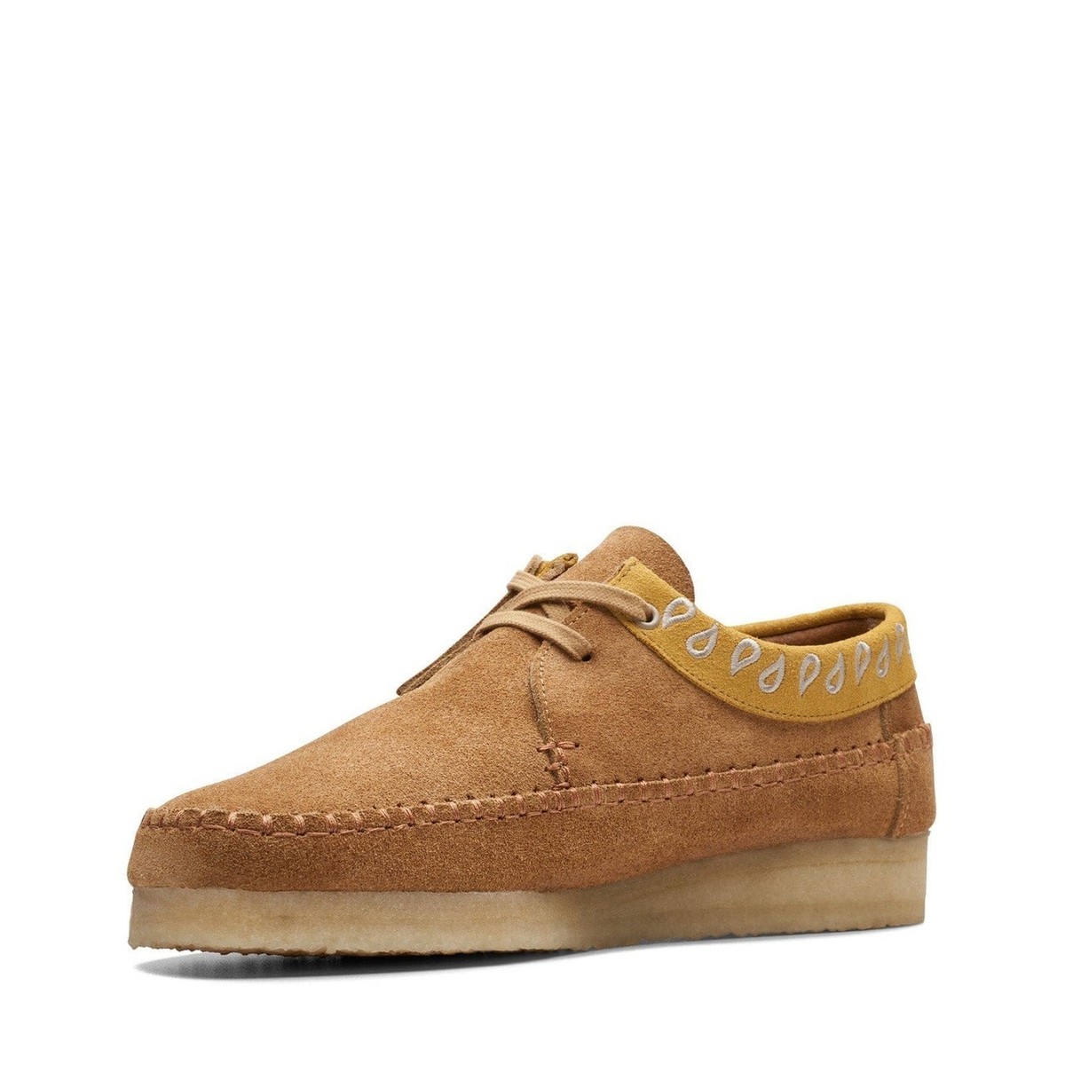Clarks Weaver 26170092 Mens Brown Suede Oxfords & Lace Ups 