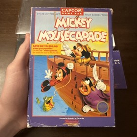 Mickey Mousecapade (Nintendo NES) Complete - Teated - Authentic