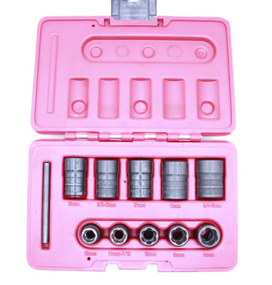 (RI2) Mac Tools SXT10LRA 10 Piece 3/8'' Drive Twist Socket Set