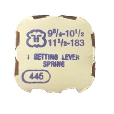 FHF 183 Setting Lever Spring watch part #446