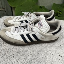 adidas gazelle silver green womens Used Adidas Samba OG Shoes Youth Size 4.5