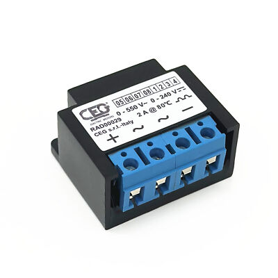 REPLACE CEG electric motors RAD00029 0-550V~ 0-240V- 2A@80  Rectifier Block