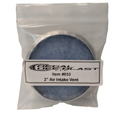 Regal #033 Dee-Blast 3" Air Intake Vent, Professional Sandblast Part, Accessory