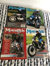 MOTORCYCLE BIKE MAGAZINE VINTAGE 1989 1983 CAMMY NORTON DOMINATOR BSA MOTOGUZZI