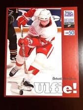 Ulf Samuelsson Detroit Red Wings 8x10 Detroit Free Press Hockey Insert Photo