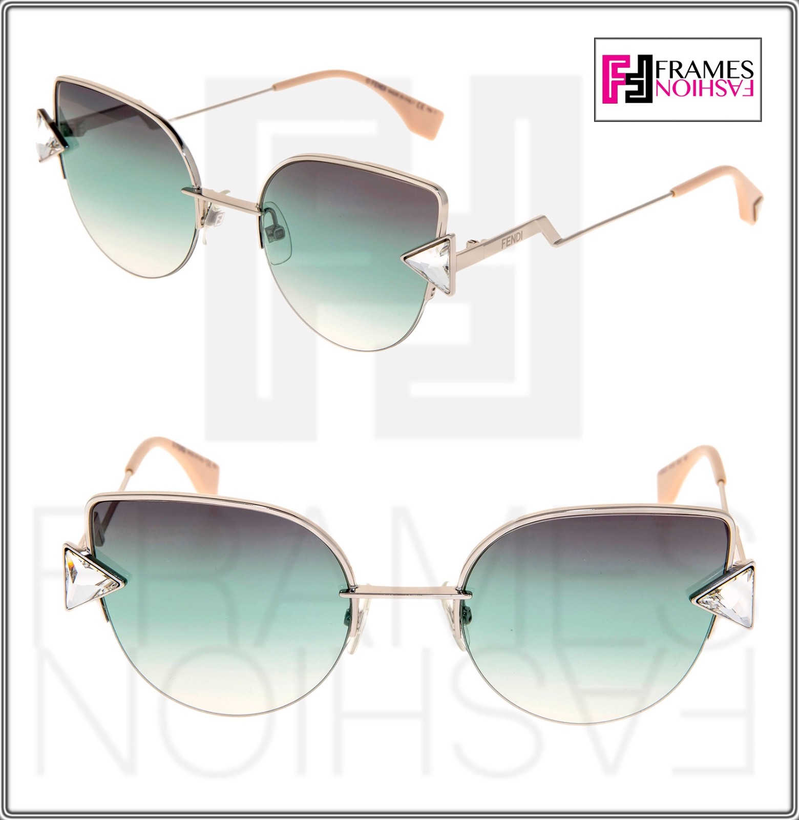 fendi rainbow sunglasses
