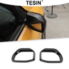 Black Rearview Mirror Eyebrow Trim Cover For Ford Bronco Sport 2021+ Accessories