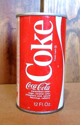 Nice 1971 Coke Coca-Cola Special Back Pack Offer 12 OZ Pull Tab