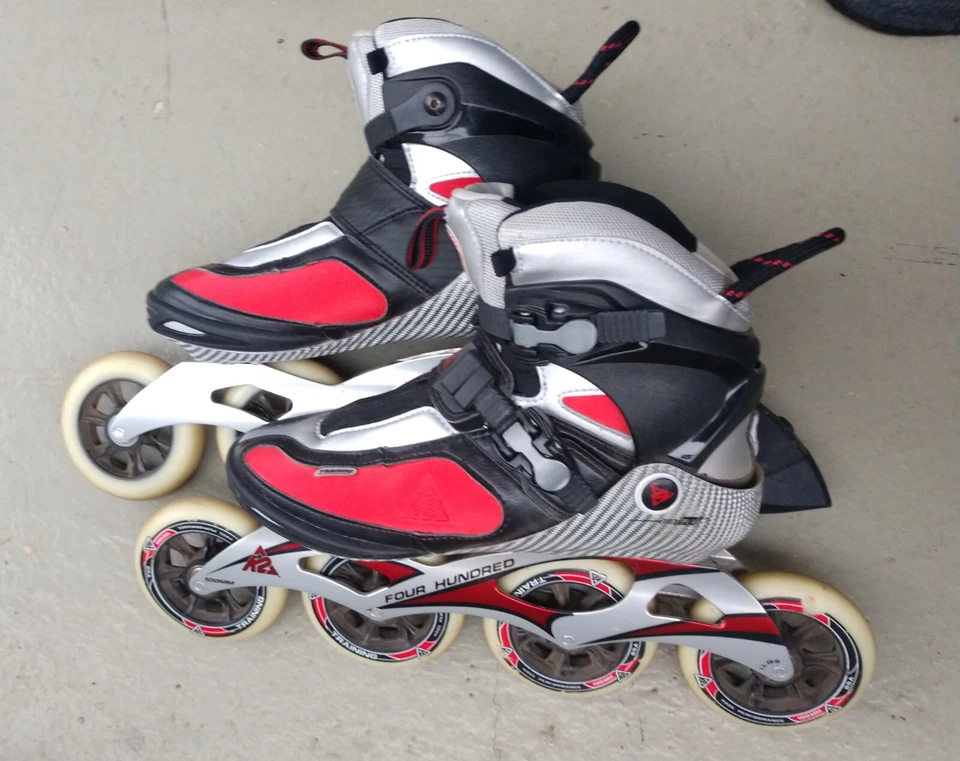 K2 Radical Inline Skates Gr 40.5 26cm Carbon 100mm Speed Speedskates - Bild 3 von 4