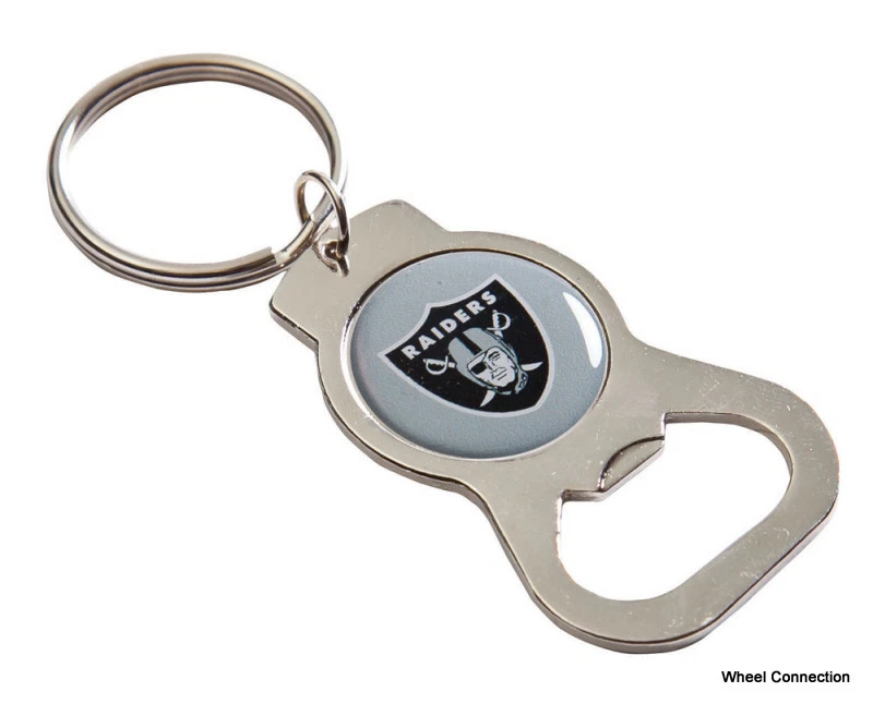 Llavero abridor de botellas Las Vegas Raiders NFL fútbol americano con licencia oficial Foto 4 de 4