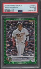 2022 Topps Update #US120 Jose Miranda Green Foil #/499 PSA 10