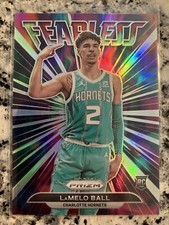 LaMELO BALL FEARLESS SILVER PRIZM “ERROR” RC! 2021-22 PANINI PRIZM 🏀 11 SP!