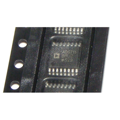 [2pcs] ADG711BRUZ CMOS Low Voltage, 4 Ω Quad, SPST Switch TSSOP-16 AD