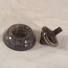 ANDY DAVIS, Glass Art Spinning Top  Base, Megan's Run  , 301N