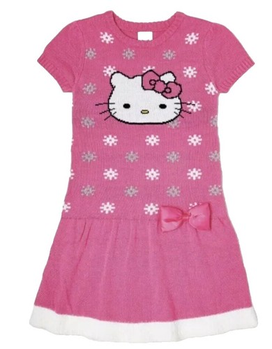 hello kitty christmas dress Christmas Hello Kitty Girls Dress Custom Made sizes 2,3,4,5,6 Baby Girls Kids
