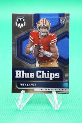 2021 Mosaic Blue Chips #3 Trey Lance San Francisco 49ers S5920K