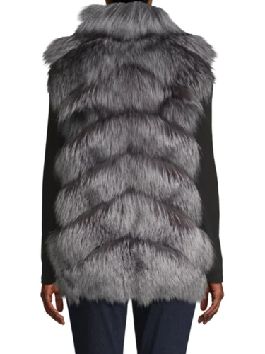 NEW BELLE FARE NATURAL SILVER FOX FUR 