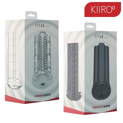 Kiiroo Titan Masturbator Sleeve Tight Fit | Power - Masturbator Replacement Sheath