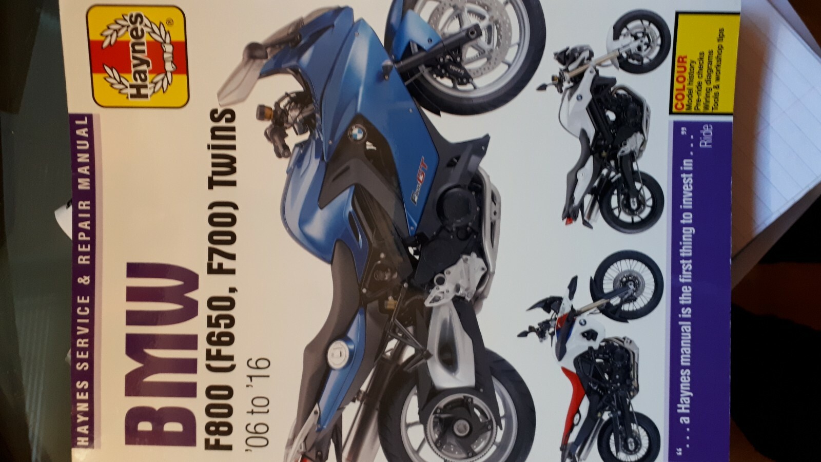 BMW F800, F700 & F650 Twins Service and Repair Manual: 2006-2016 by Phil  Mather (Paperback, 2015) | eBay