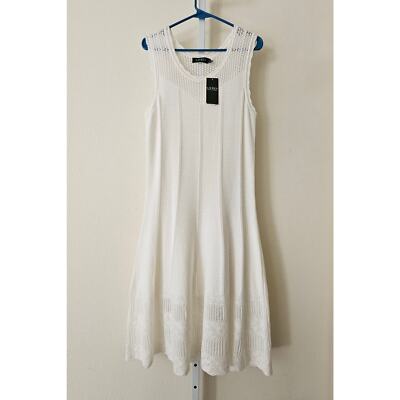 LAUREN RALPH LAUREN NWT Women's White Crochet A-Line Sleeveless Dress Sz XL  | eBay
