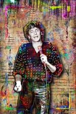 Barry Manilow 27x40in Poster, Barry Manilow Artwork Pop Art Free Shipping US