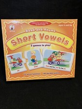 READ  RHYME SHORT VOWELS Matching Puzzle Cards Carson-Dellosa Education 2004