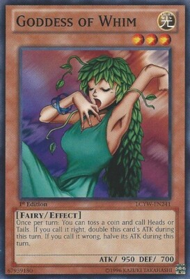 Goddess of Whim - LCYW-EN241 - Common - Unlimited Edition x1 - Lightly Played