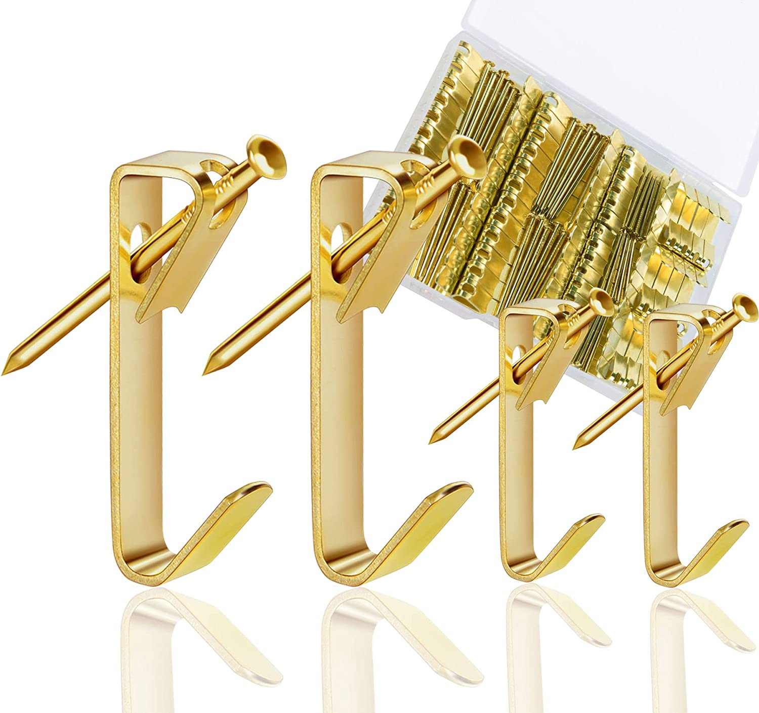 120 PCS Wall Picture Hangers Picture Hanging Kit with Heavy Duty Hooks