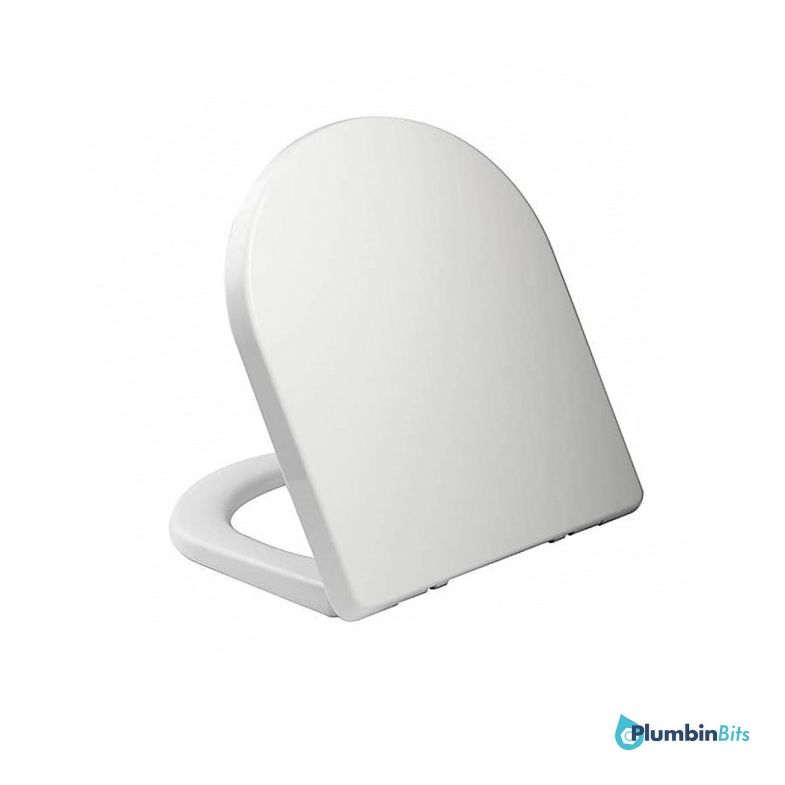 Roca Nexo 80164B004 Soft Close Toilet Seat with Soft Closing Hinges in White