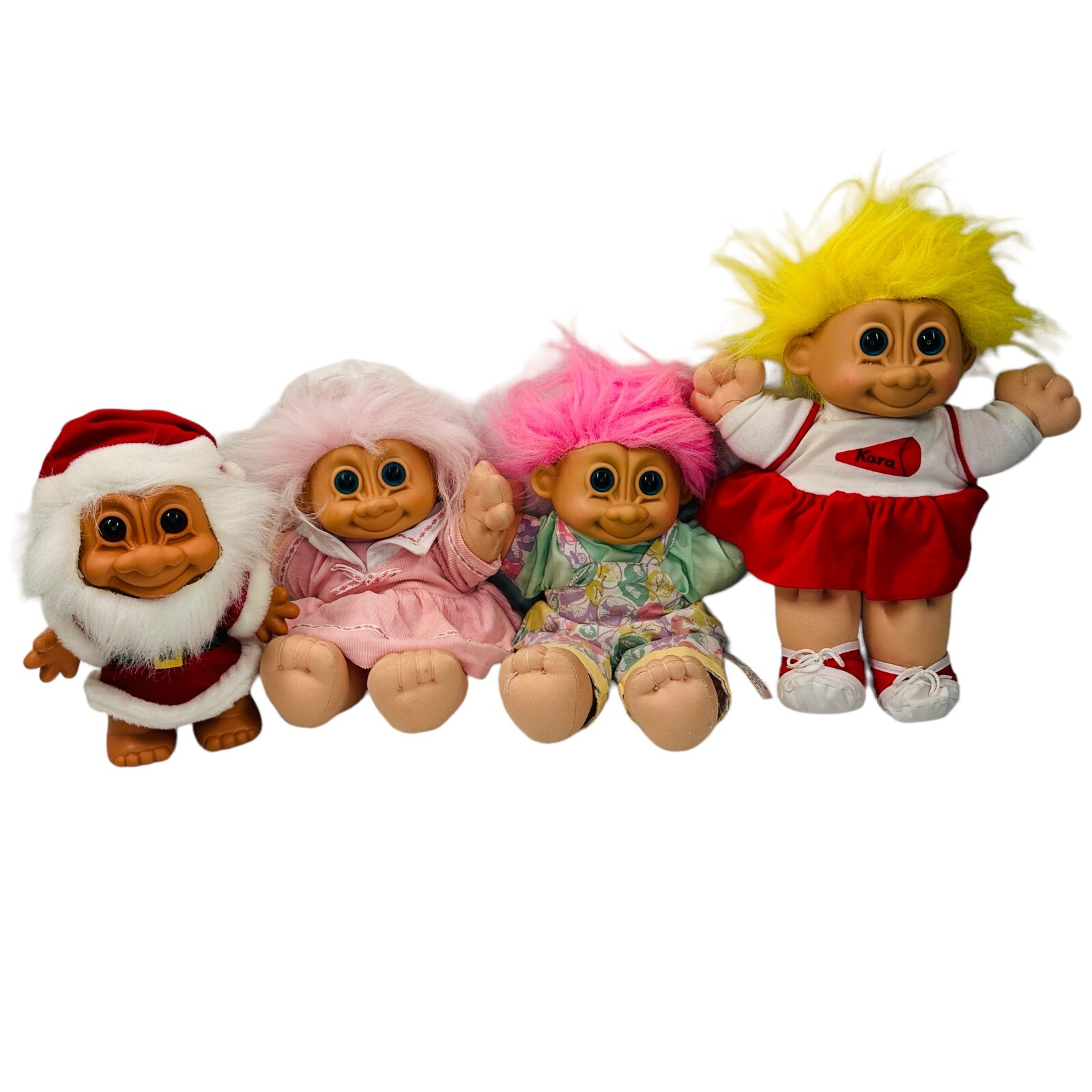 Vintage Troll Russ Dolls Pink Sailor Joy Cheerleader 11