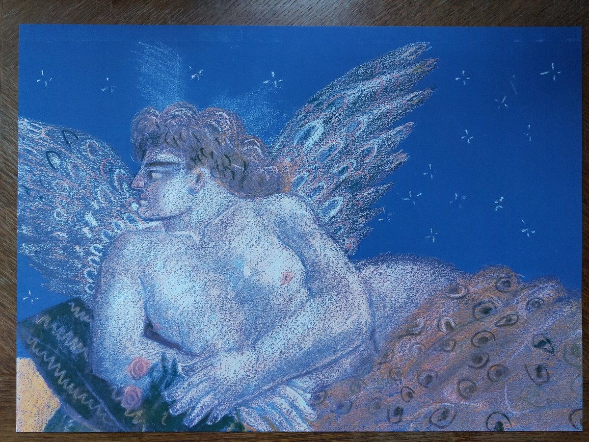 Alekos FASSIANOS Original silkscreen, 1993. Original print by