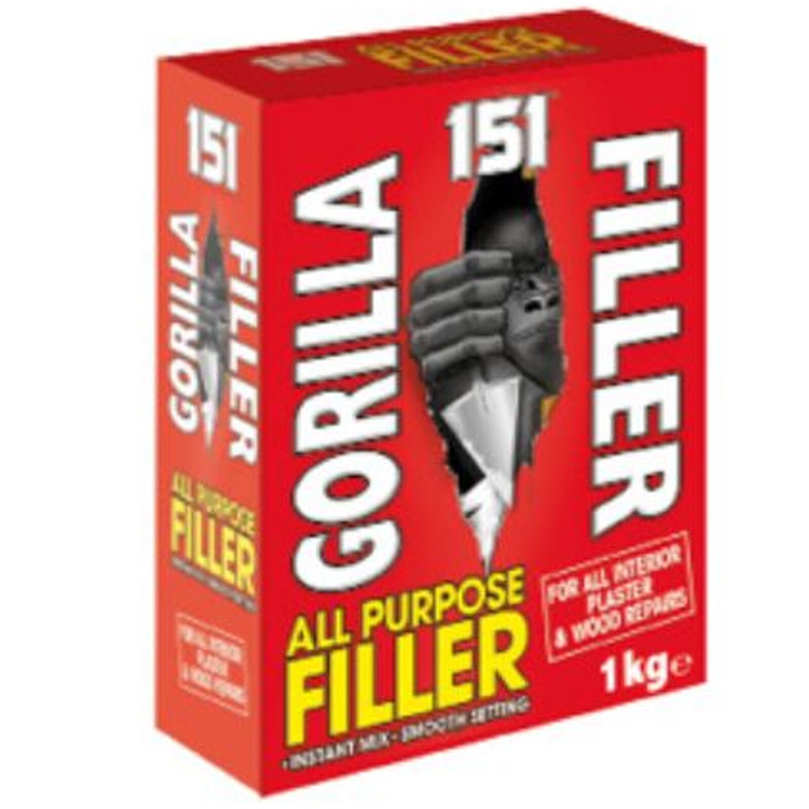 GORILLA EXPANDING FOAM FILLER HIGH YIELD 750ML GUN GRADE HAND HELD PU