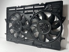 AUDI A6 2012 - 2017 Dual Radiator Motor Cooling Fan Shroud Assembly OEM