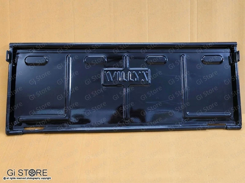 Puerta trasera Script 663188 se adapta a Willys Jeep CJ2A CJ3A CJ5 CJ6 M38 - Medidor pesado Foto 4 de 4
