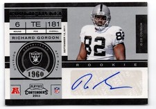 2011 Contenders Rookie Ticket Richard Gordon Autograph RC - Oakland Raiders