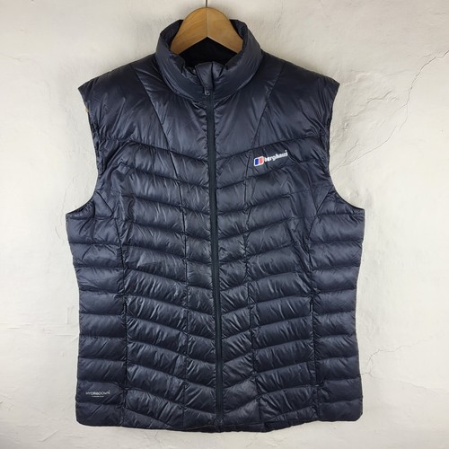 Down Gilet Black Outdoors Hiking | eBay