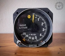 P/N: 066-3054-01 Bendix King KI 250 Radar Altimeter Indicator (Aircraft parts)