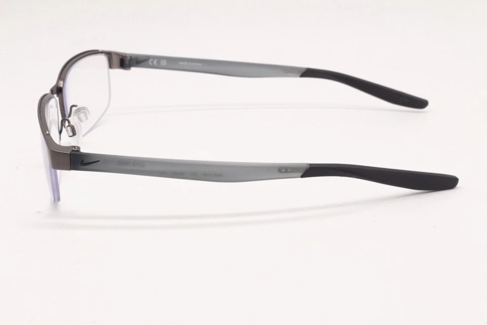 NUEVAS GAFAS NIKE NIKE 8138 071 GUNMETAL NEGRAS AUTÉNTICAS DE DISEÑADOR 56-16 Foto 3 de 4