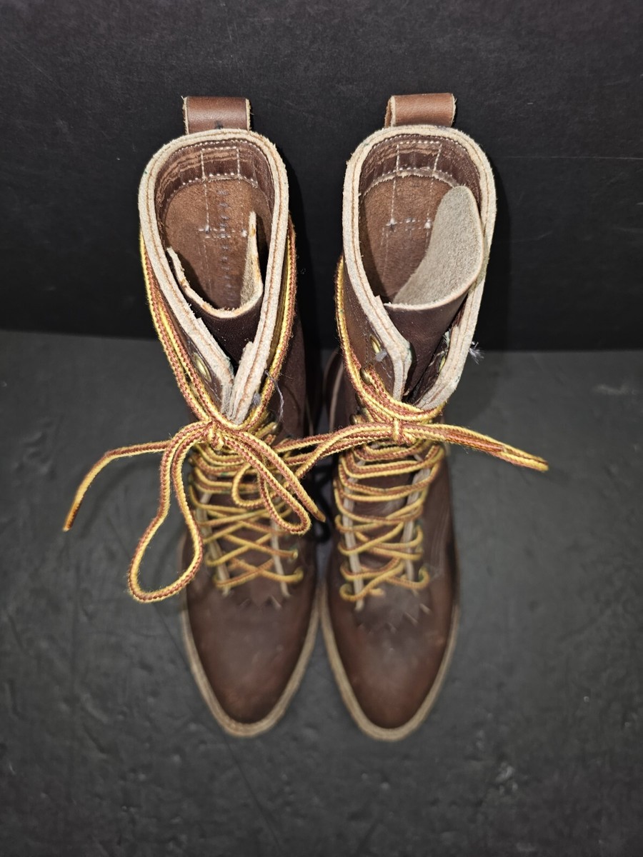 ハ*パ様 【HATHORN BOOT MFG.】LACE UP BOOTS 8E HATHORN White's Western Packer Lace Up Work Riding Boots