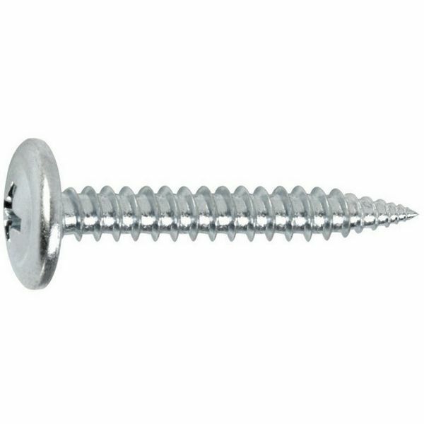#8 X 3/4 Modified Truss Head Self-Piercing Screws - Zinc Plated (1000 Pack)-1049353