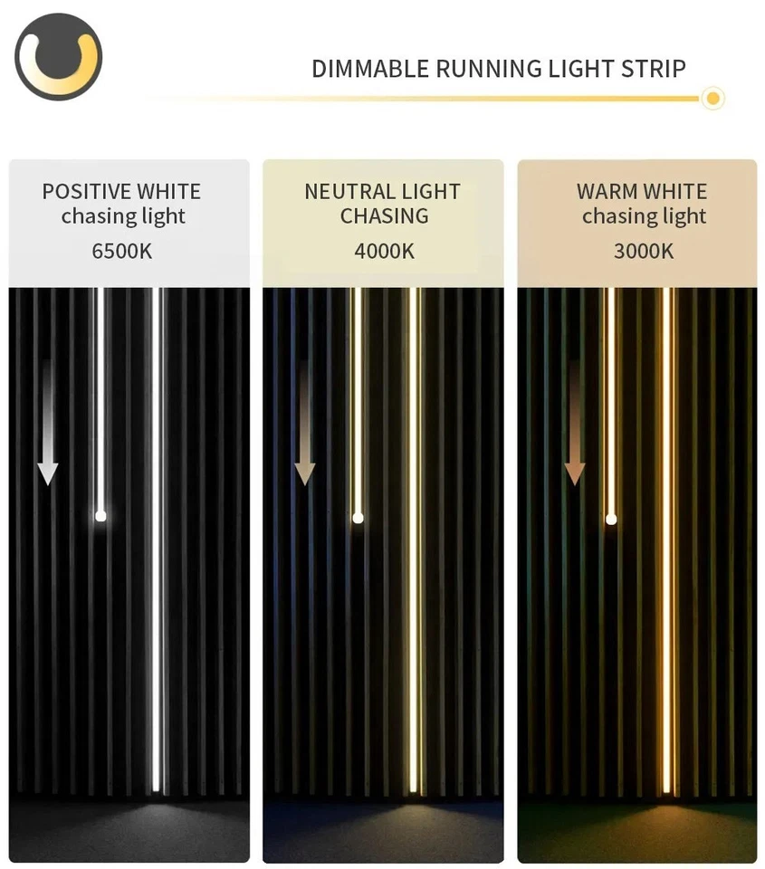 CCT WS2811 IC SPI COB Strip Light Addressable 576LED/m 2700K to 6500K 10mm Wide - Image 4 of 4
