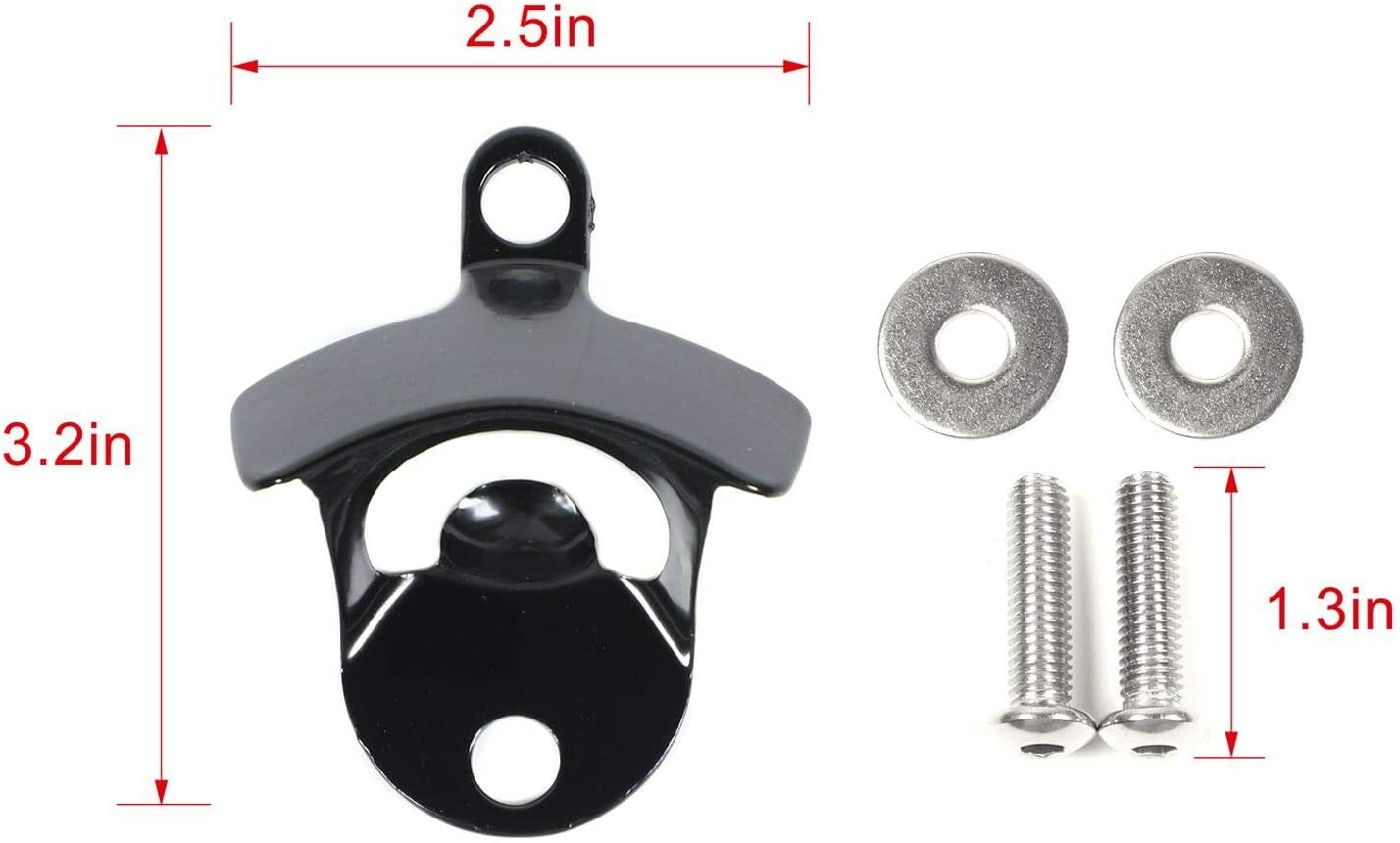 Body Mounted Bottle Opener for Jeep Wrangler JK JKU Unlimited 20072018 Black eBay