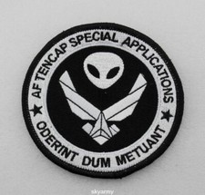 USAF TENCAP SPECIAL APPLICATIONS AREA 51 BLACK OPS NRO CLASSIFIED PROJECTS PATCH