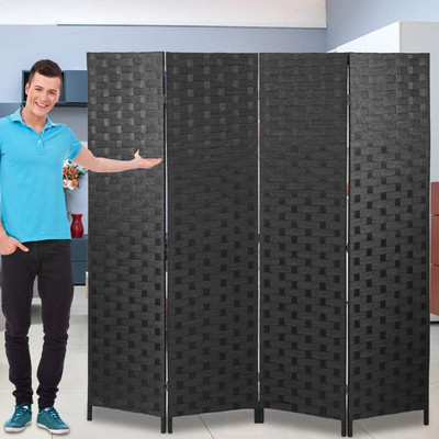 Room Dividers and Folding Privacy Screens 4 Panel 6 Ft Foldable Portable Room Se