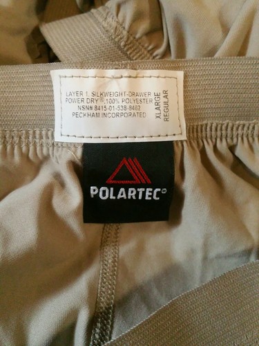 Polartec Power Dry Silkweight USGI Unterwäsche Hosen Schubladen XL lang USA 3er Pack - Bild 5 von 10