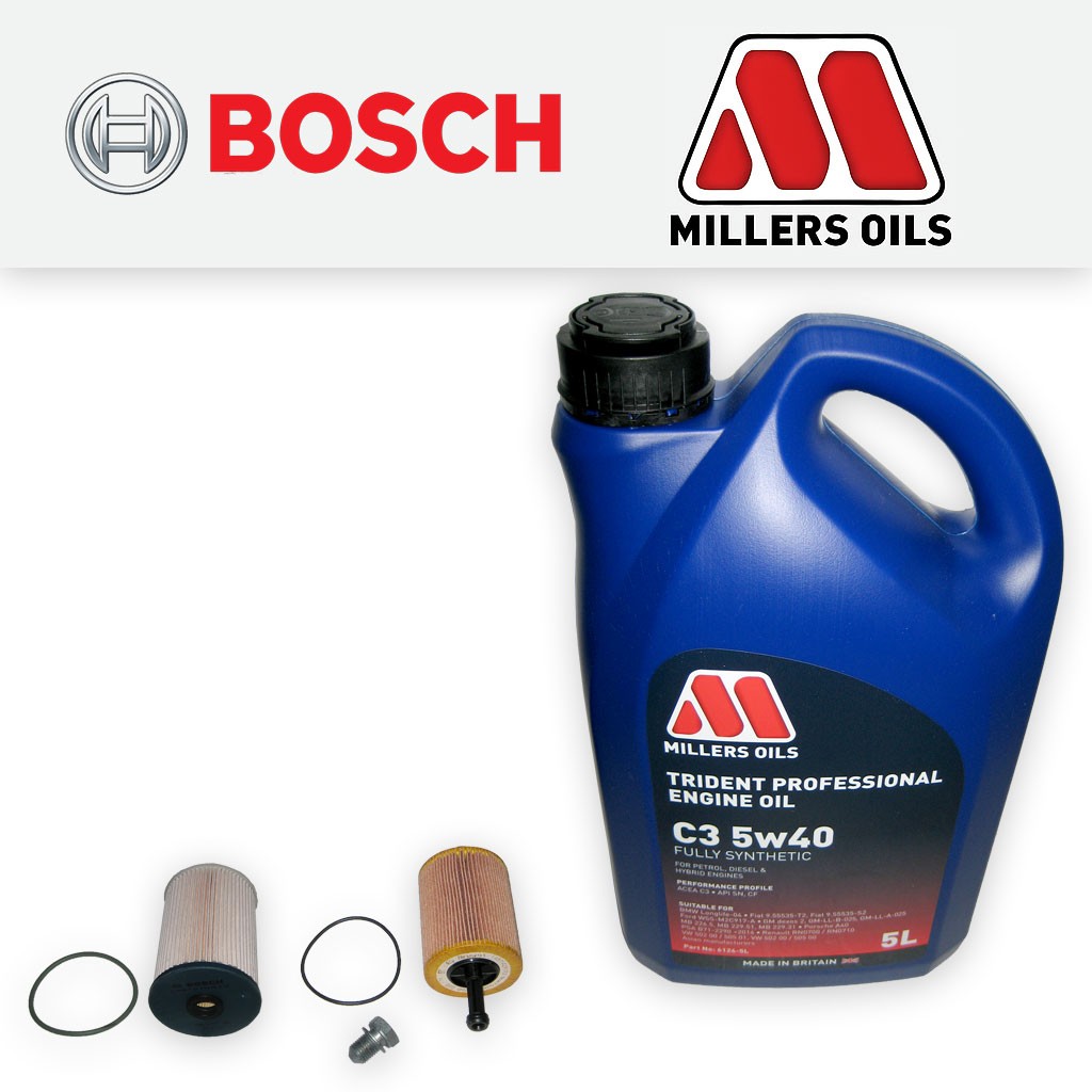 SERVICE KIT for SEAT LEON (1P) 1.9 TDI -DPF OIL FUEL FILTERS +5w40 OIL 2005 ONLY