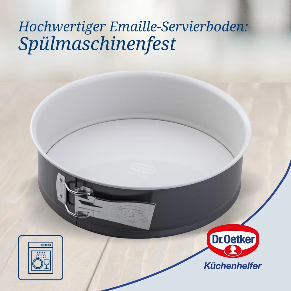 Dr. Oetker Springform mit Emaille Boden Ø 26 cm EXCLUSIVE schnittfest antihaft - Bild 2 von 4