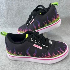 Heelys Pro 20 Prints Youth 3 Black Rainbow Leopard Flame Skate Shoes No Wheels